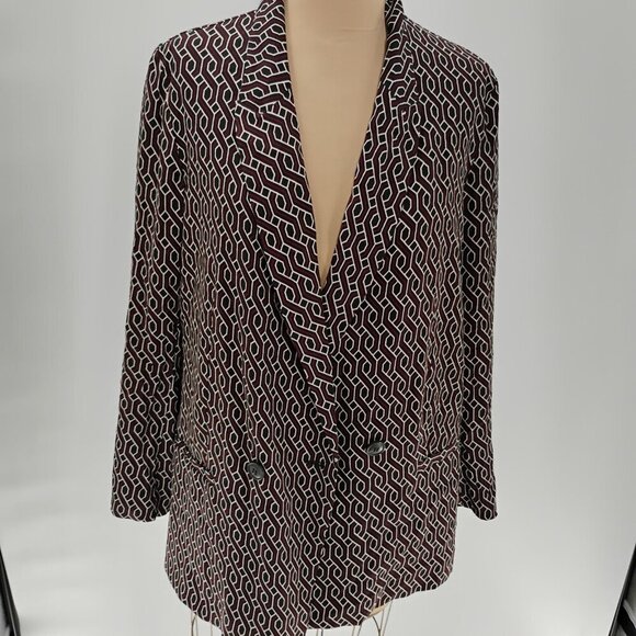 GP & J Baker x H&M Black Patterned Jacket (Us 8 ) - Picture 4 of 14
